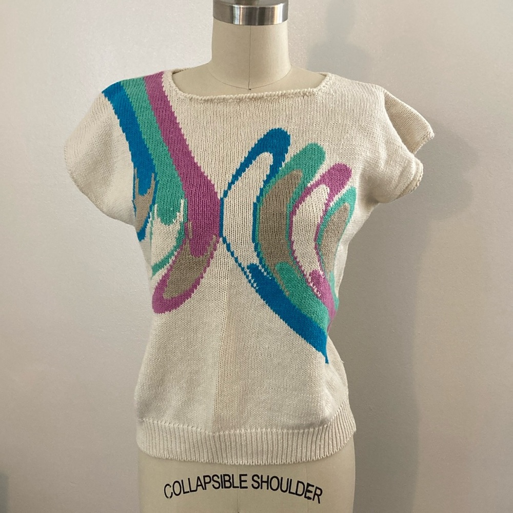 Vintage 80’s Sweater Knit Top